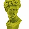 The Home Collection Flock Classic Bust Figure In Olive Green 2 The Home Collection Flock Classic Bust Figure In Olive Green