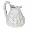 The Home Collection Urchin Effect White Jug 1 The Home Collection Urchin Effect White Jug