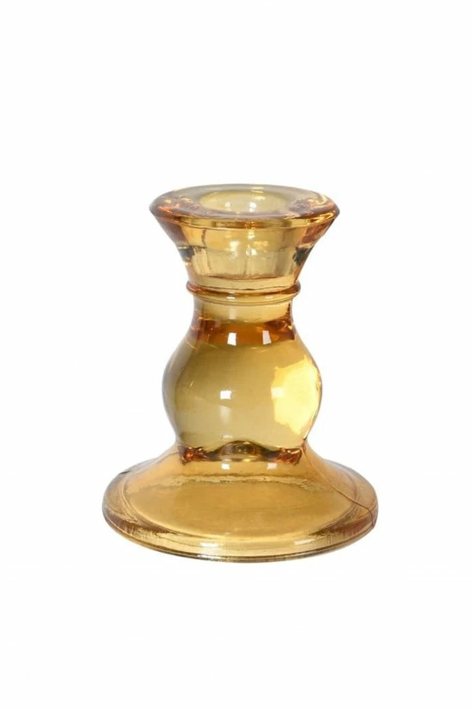 The Home Collection Amber Taper Candleholder 3 The Home Collection Amber Taper Candleholder
