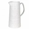 The Home Collection White Pattern Jug 2 The Home Collection White Pattern Jug