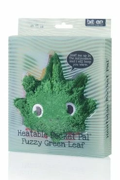 The Home Collection Pocket Pal Fuzzie Green Leaf