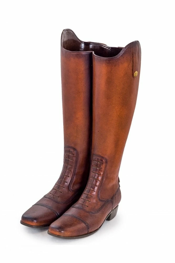 The Home Collection Pair Of Leather Boots Umbrella Stand 2 The Home Collection Pair Of Leather Boots Umbrella Stand