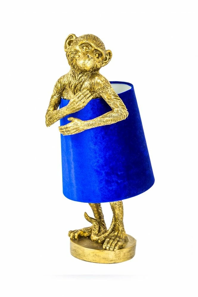 The Home Collection Antique Gold Bashful Monkey Table Lamp 3 The Home Collection Antique Gold Bashful Monkey Table Lamp