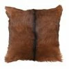 The Home Collection Natural Brown Goat Fur Cushion 1 The Home Collection Natural Brown Goat Fur Cushion