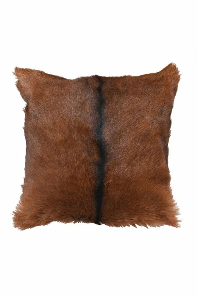 The Home Collection Natural Brown Goat Fur Cushion 3 The Home Collection Natural Brown Goat Fur Cushion