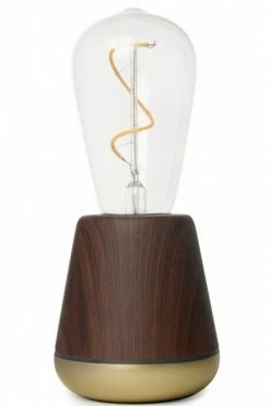 The Home Collection Humble One Table Light In Walnut