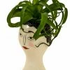 The Home Collection Illustrated Ladys Head Ceramic Vase 2 The Home Collection Illustrated Ladys Head Ceramic Vase