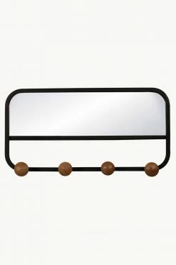 The Home Collection Lynfield Coat Hooks With Mirror