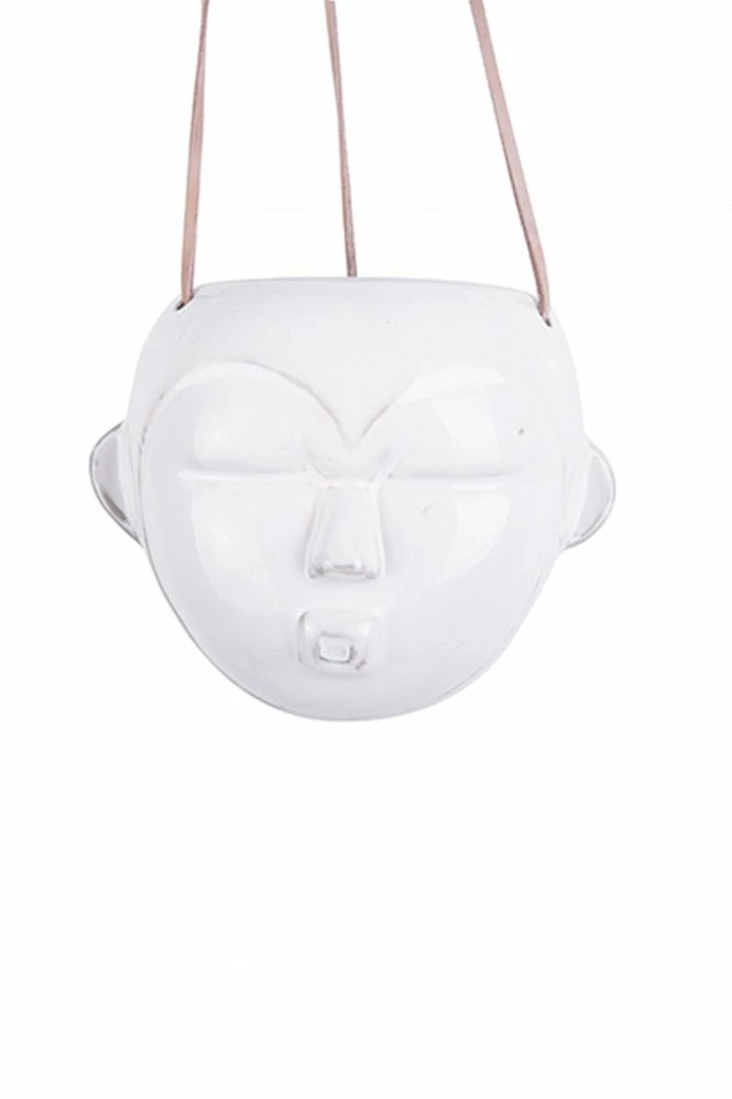 The Home Collection Hanging Round Mask Plant Pot 3 The Home Collection Hanging Round Mask Plant Pot