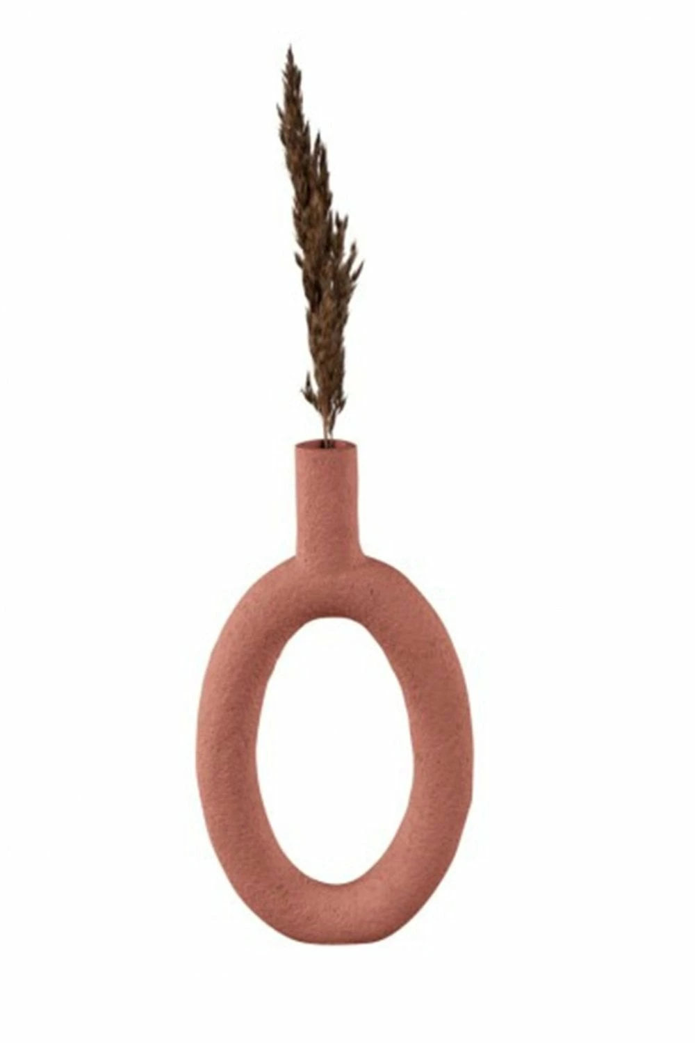 The Home Collection Vase Oval Ring - Terracotta 4 The Home Collection Vase Oval Ring - Terracotta