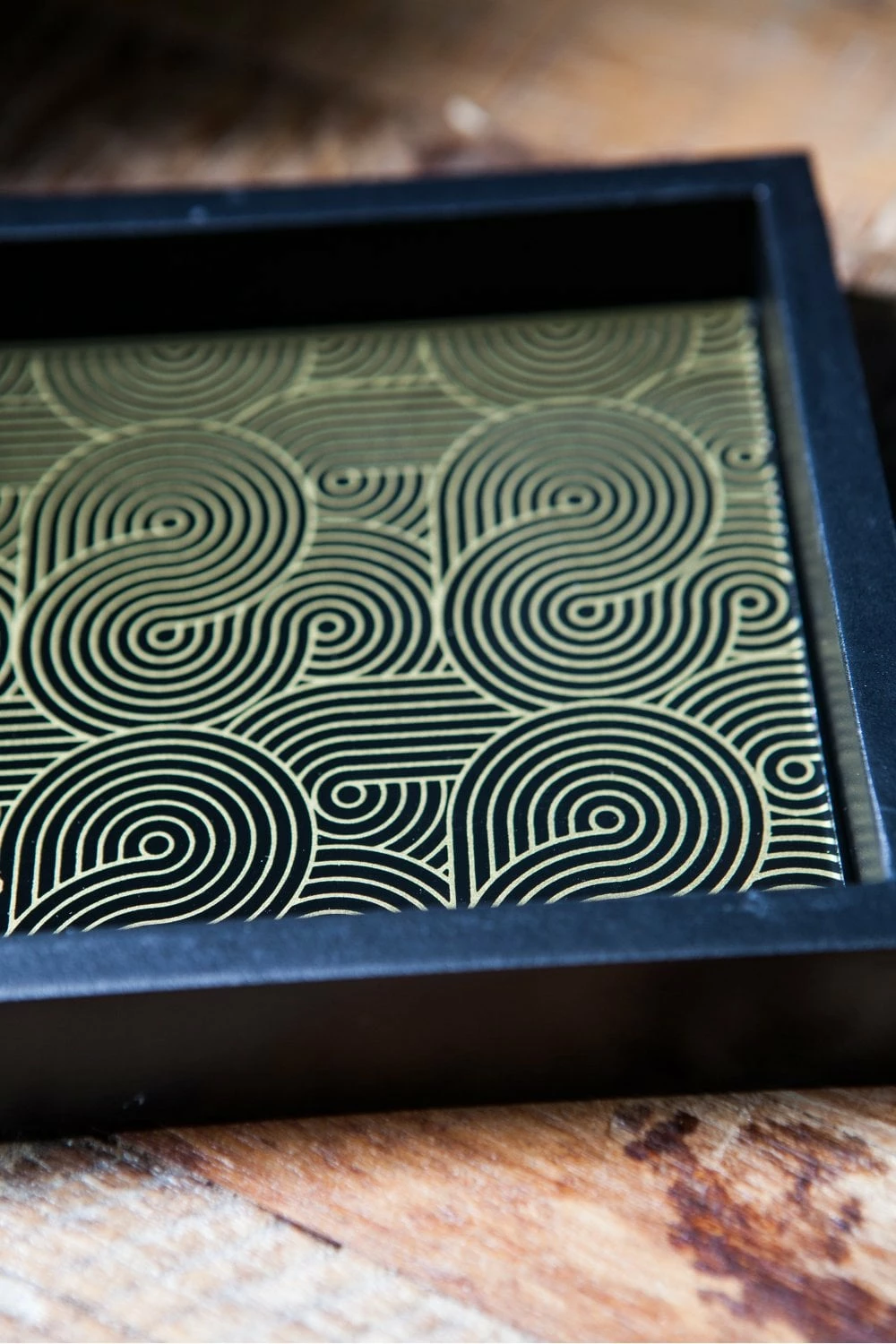 The Home Collection Gatsby Trinket Tray With Swirl Print 4 The Home Collection Gatsby Trinket Tray With Swirl Print