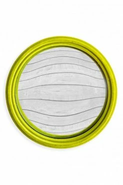 The Home Collection Flock Thin Framed Convex Mirror