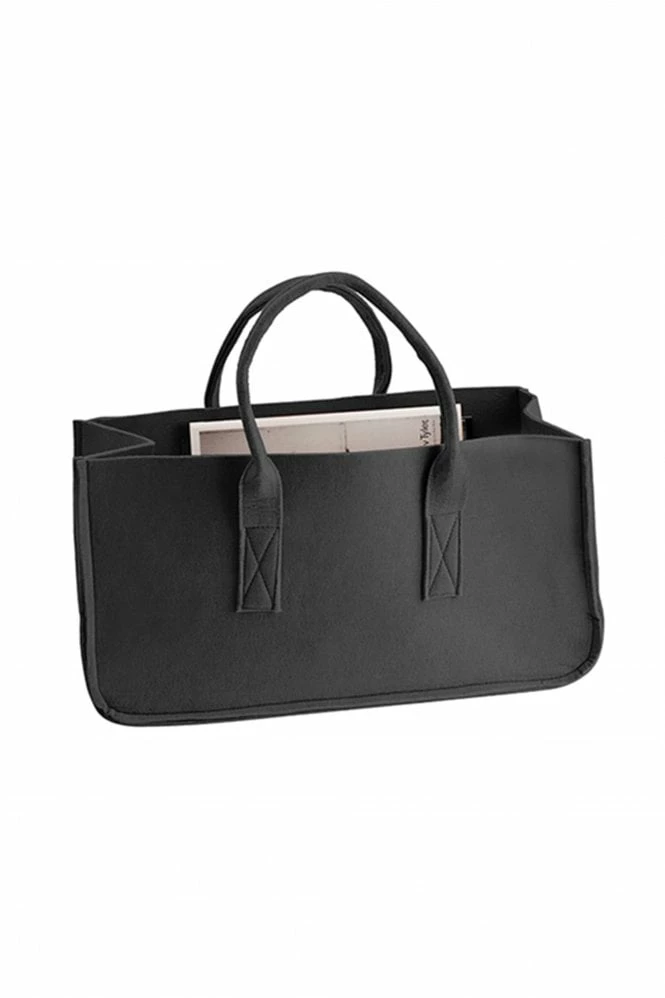 The Home Collection Magazine Holder In Black 3 The Home Collection Magazine Holder In Black