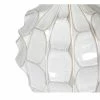 The Home Collection White Petal Effect Table Lamp With White Shade