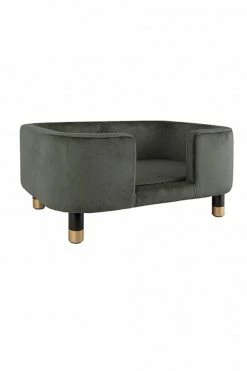 The Home Collection Pet Sofa In Taupe Green