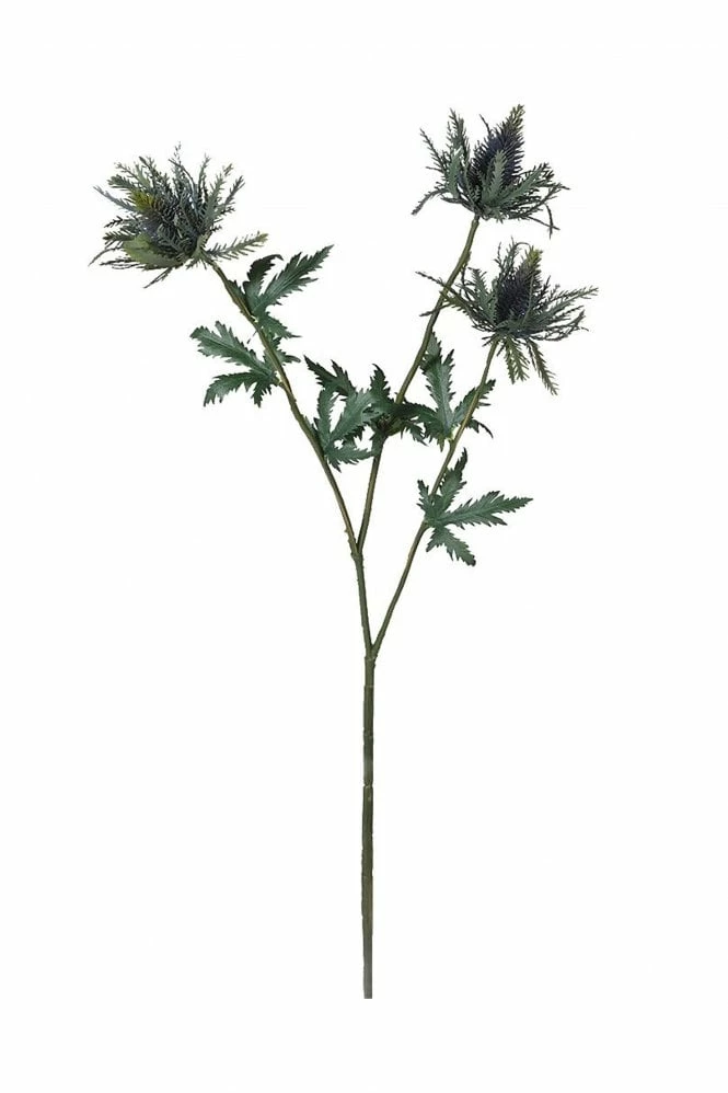 The Home Collection Faux Green Thistle Spray 3 The Home Collection Faux Green Thistle Spray