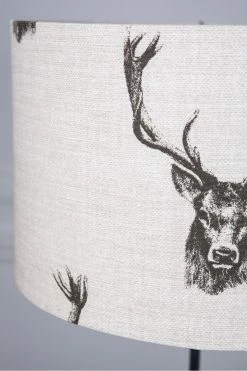 The Home Collection Hereford Straight Drum Shade Stag 7 The Home Collection Hereford Straight Drum Shade Stag