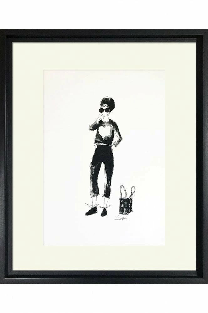 The Home Collection Fashionistas Heart Print 3 The Home Collection Fashionistas Heart Print