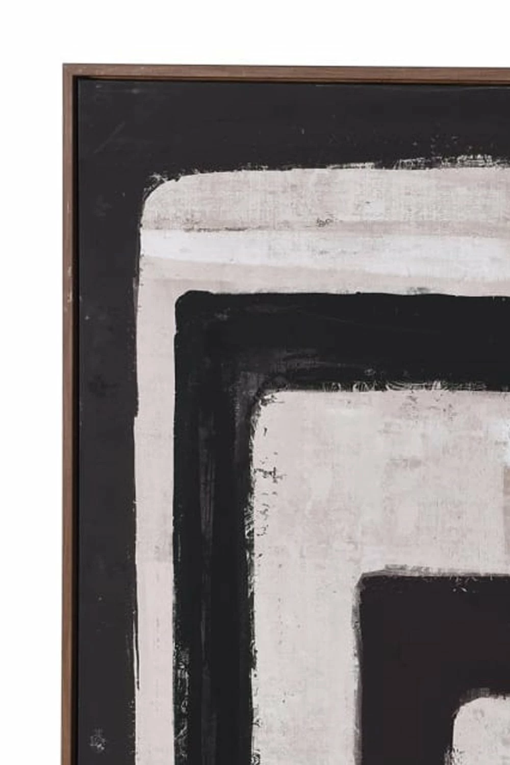 The Home Collection Natural And Black Abstract Canvas 4 The Home Collection Natural And Black Abstract Canvas