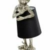 The Home Collection Antique Silver Bashful Monkey Table Lamp With Blac 2 The Home Collection Antique Silver Bashful Monkey Table Lamp With Blac