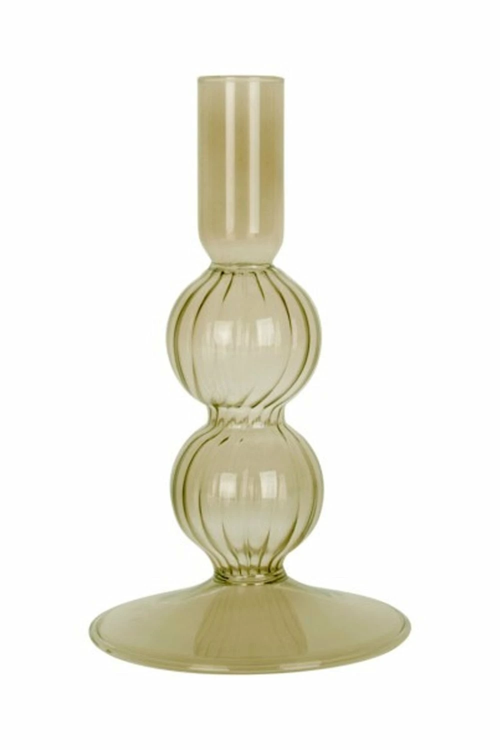 The Home Collection Candle Holder Swirl Bubbles In Moss Green 6 The Home Collection Candle Holder Swirl Bubbles In Moss Green
