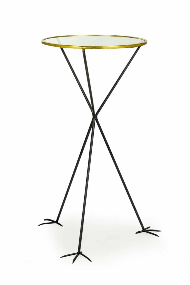 The Home Collection Round Glass Top Table On Bird Feet Legs 3 The Home Collection Round Glass Top Table On Bird Feet Legs