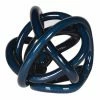 The Home Collection Hand Made Navy Blue Glass Knot 2 The Home Collection Hand Made Navy Blue Glass Knot