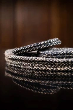 The Home Collection Woven Jute Coasters Set Of 4 In Jet Black