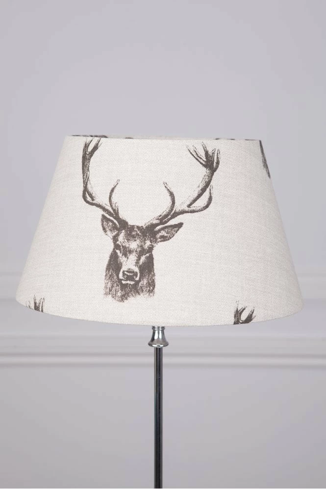 The Home Collection Jersey Short Tapered Drum Lamp Shade Stag 3 The Home Collection Jersey Short Tapered Drum Lamp Shade Stag