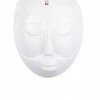The Home Collection Hanging Mask Face Plant Pot In White 2 The Home Collection Hanging Mask Face Plant Pot In White