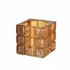 The Home Collection Amber Cube Candle Holder 2 The Home Collection Amber Cube Candle Holder