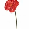 The Home Collection Faux Red Anthurium Spray 1 The Home Collection Faux Red Anthurium Spray