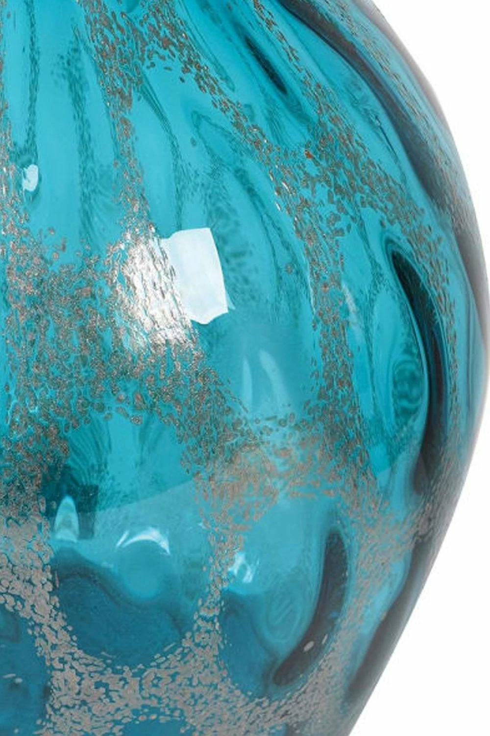 The Home Collection Tall Hand Blown Blue Bubble Vase 3 The Home Collection Tall Hand Blown Blue Bubble Vase