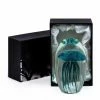 The Home Collection Small Blue Jellyfish Glass Paperweight 2 The Home Collection Small Blue Jellyfish Glass Paperweight