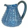 The Home Collection Urchin Effect Blue Jug 2 The Home Collection Urchin Effect Blue Jug