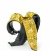 The Home Collection Peeled Glam Banana Candle Holder In Gold And Black 1 The Home Collection Peeled Glam Banana Candle Holder In Gold And Black