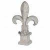 The Home Collection Grey Fleur De Lis Ornament