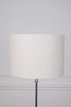 The Home Collection Hereford Straight Drum Shade Hessian