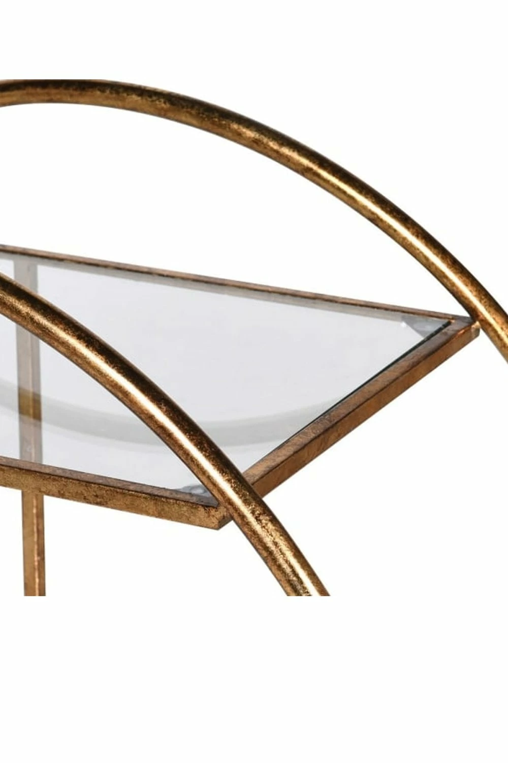 The Home Collection Glass Gold Drinks Trolley 3 The Home Collection Glass Gold Drinks Trolley