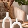 The Home Collection Vase Round Ring - Ivory