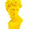The Home Collection Flock Classic Bust Figure In Yellow 2 The Home Collection Flock Classic Bust Figure In Yellow
