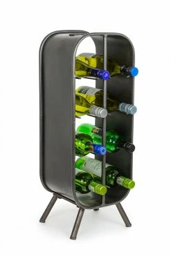 The Home Collection Camden Metal Industrial Wine Rack