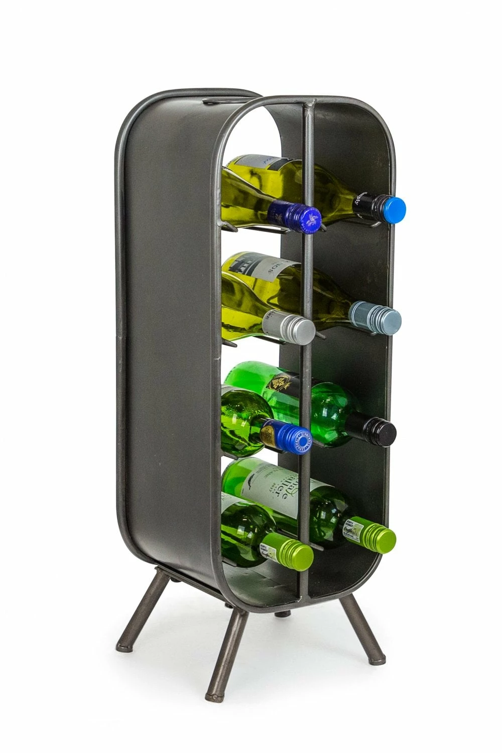 The Home Collection Camden Metal Industrial Wine Rack 4 The Home Collection Camden Metal Industrial Wine Rack
