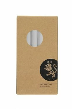 The Home Collection Dinner Eco Candles Set Of 6 In Gull Grey