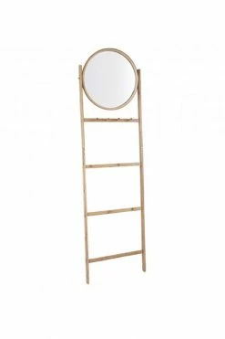 The Home Collection Wall Rack With Round Mirror 7 The Home Collection Wall Rack With Round Mirror
