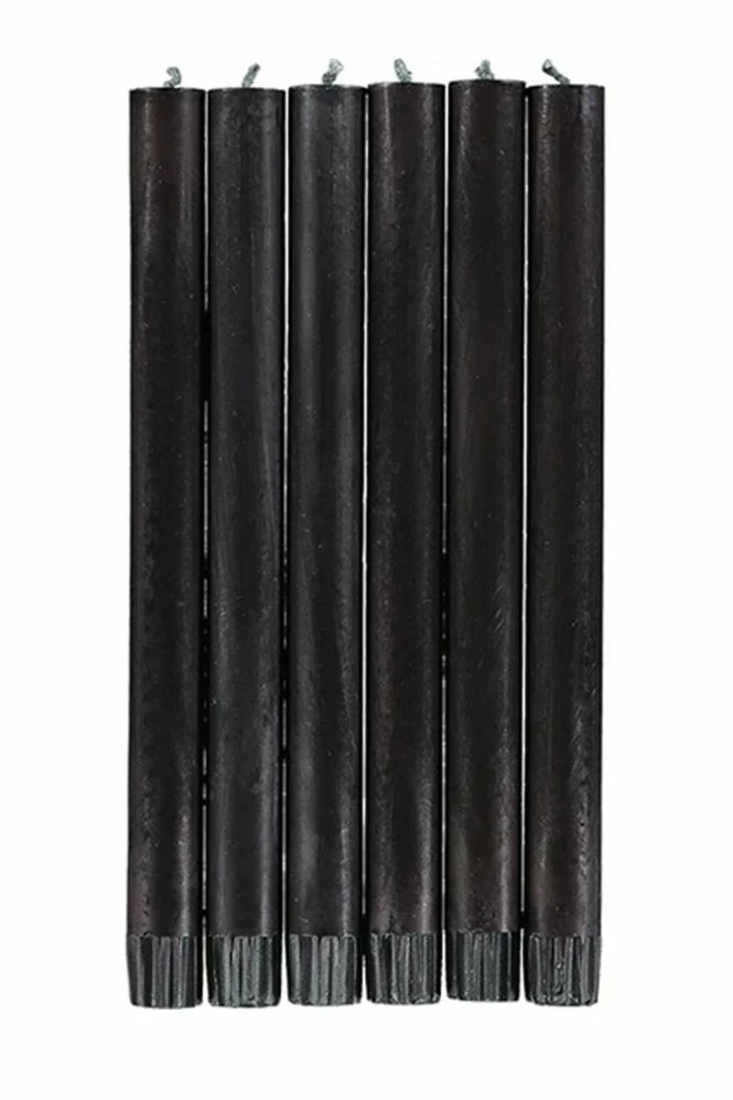 The Home Collection Dinner Eco Candles Set Of 6 In Jet Black 3 The Home Collection Dinner Eco Candles Set Of 6 In Jet Black