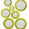 The Home Collection Assorted Flock Bright Green Convex Mirrors Set Of 1 The Home Collection Assorted Flock Bright Green Convex Mirrors Set Of