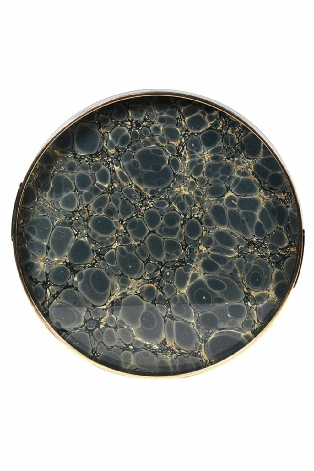 The Home Collection Blue And Gold Mottled Effect Tray 4 The Home Collection Blue And Gold Mottled Effect Tray
