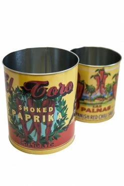 The Home Collection Set Of Two Large Chilli Storage Tins