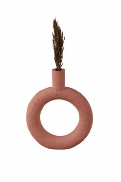 The Home Collection Vase Round Ring - Terracotta